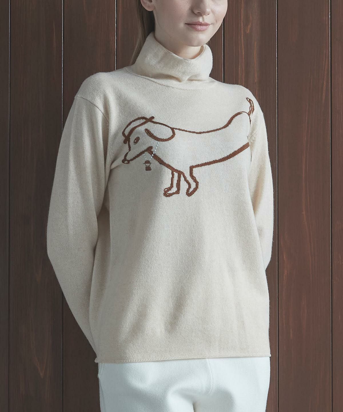 ウール100％ロゴタートルニット|スタジオピッコーネ - ゴルフウェアや