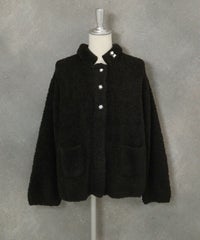  ブークレニットカーディガン（ブラック）