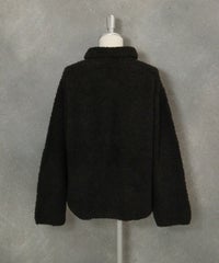  ブークレニットカーディガン後（ブラック）