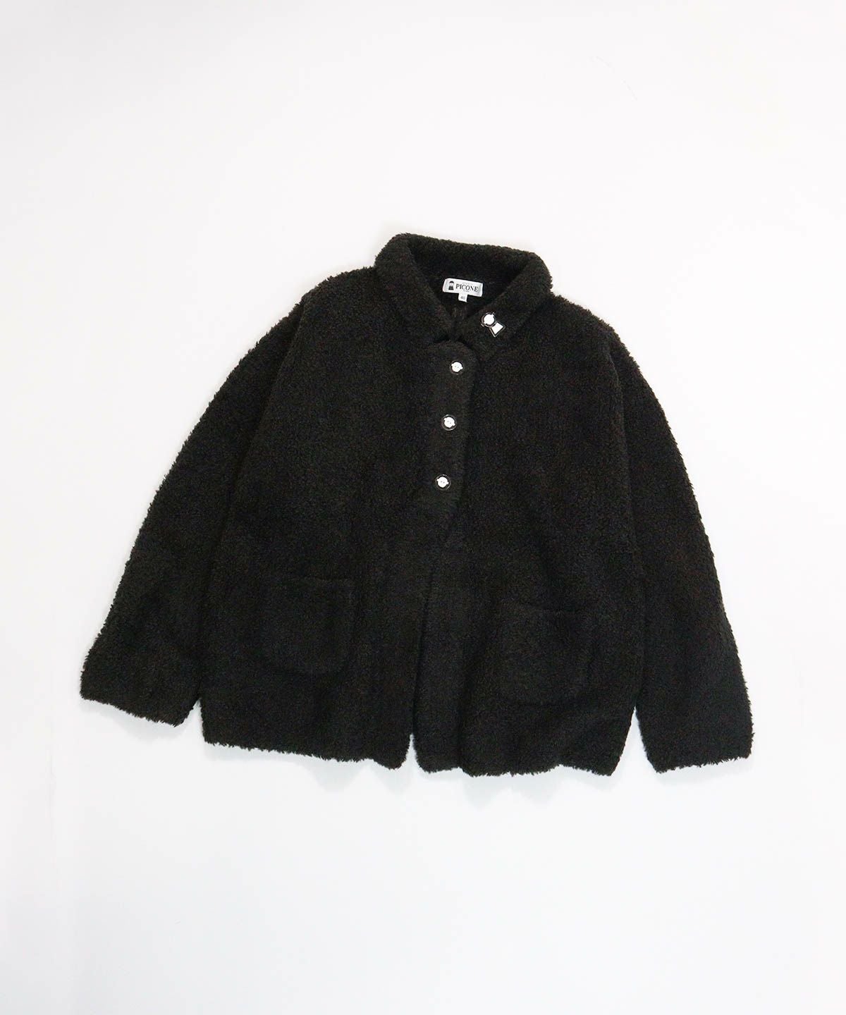  ブークレニットカーディガン（ブラック）