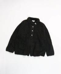  ブークレニットカーディガン（ブラック）