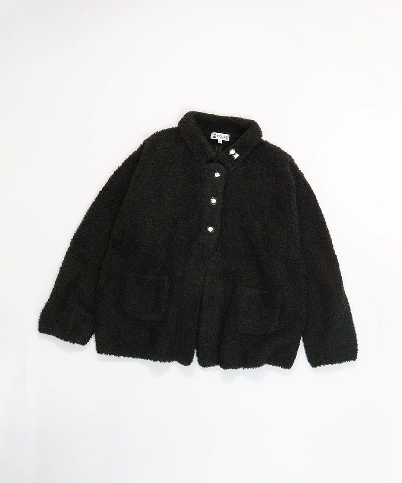  ブークレニットカーディガン（ブラック）