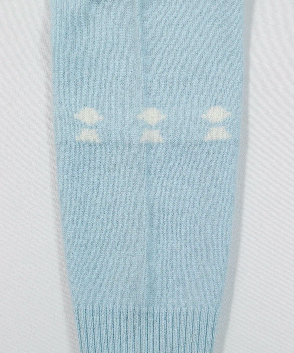 袖デザイン部分（ライトブルー）