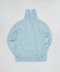 ウール100％ロゴタートルニット（ライトブルー）