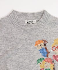 首元部分（ライトグレー）