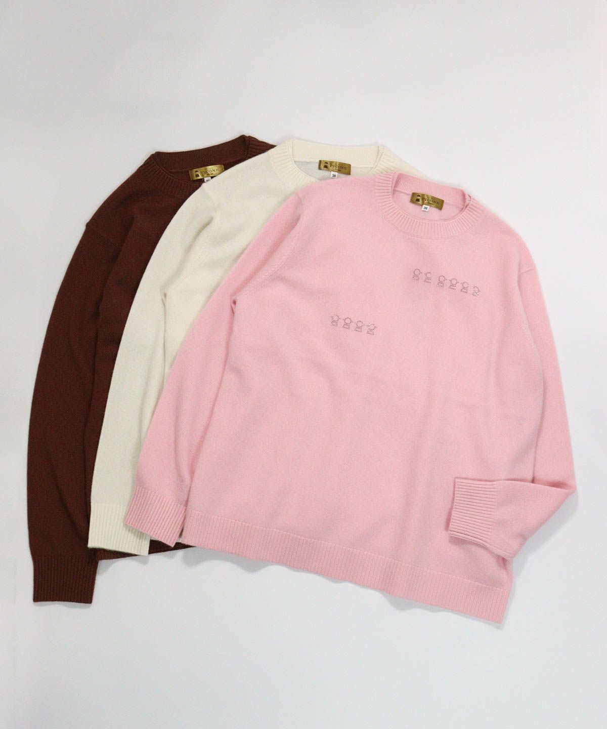 カシミヤ100％ピコストーンニット|スタジオピッコーネ - ゴルフウェア