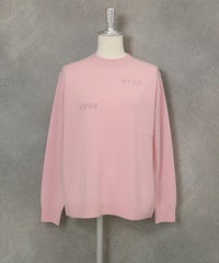カシミヤ100％ピコストーンニット（ピンク）
