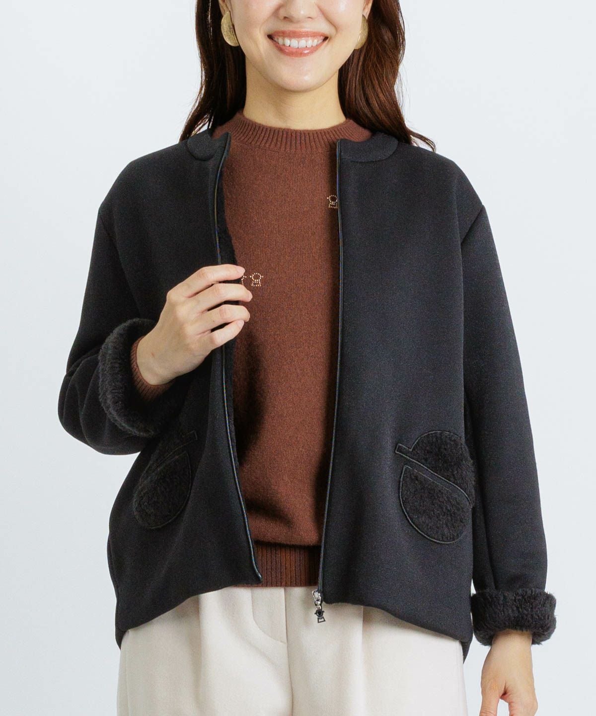 カシミヤ100％ピコストーンニット|スタジオピッコーネ - ゴルフウェア