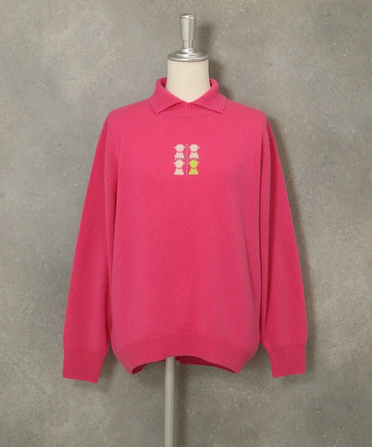 カシミヤ100％襟付きニット|スタジオピッコーネ - ゴルフウェアや婦人