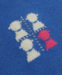 胸元デザインアップ(ブルー)