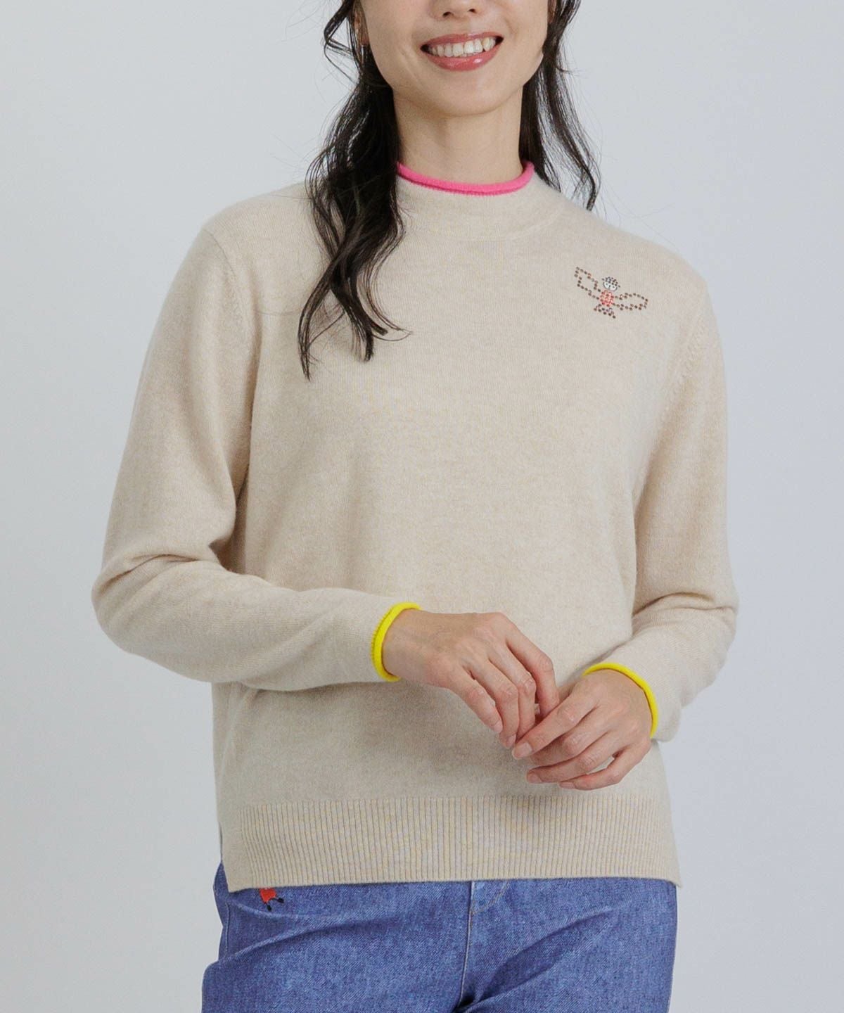 モデル着用画像(ベージュ)