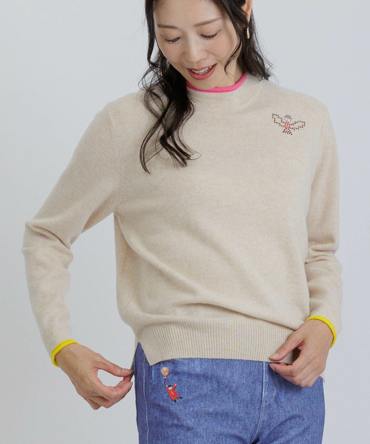 モデル着用画像(ベージュ)