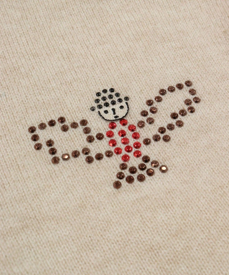 胸元デザインアップ(ベージュ)