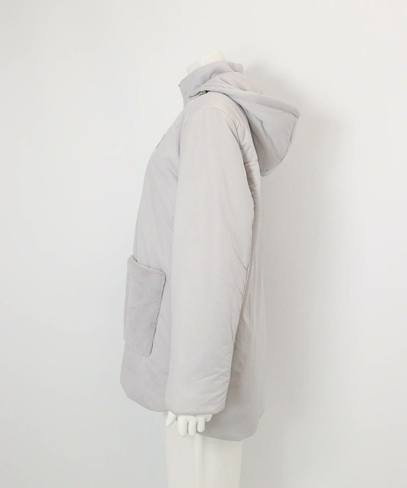 防風撥水ジャージブルゾン横 （ライトグレー）