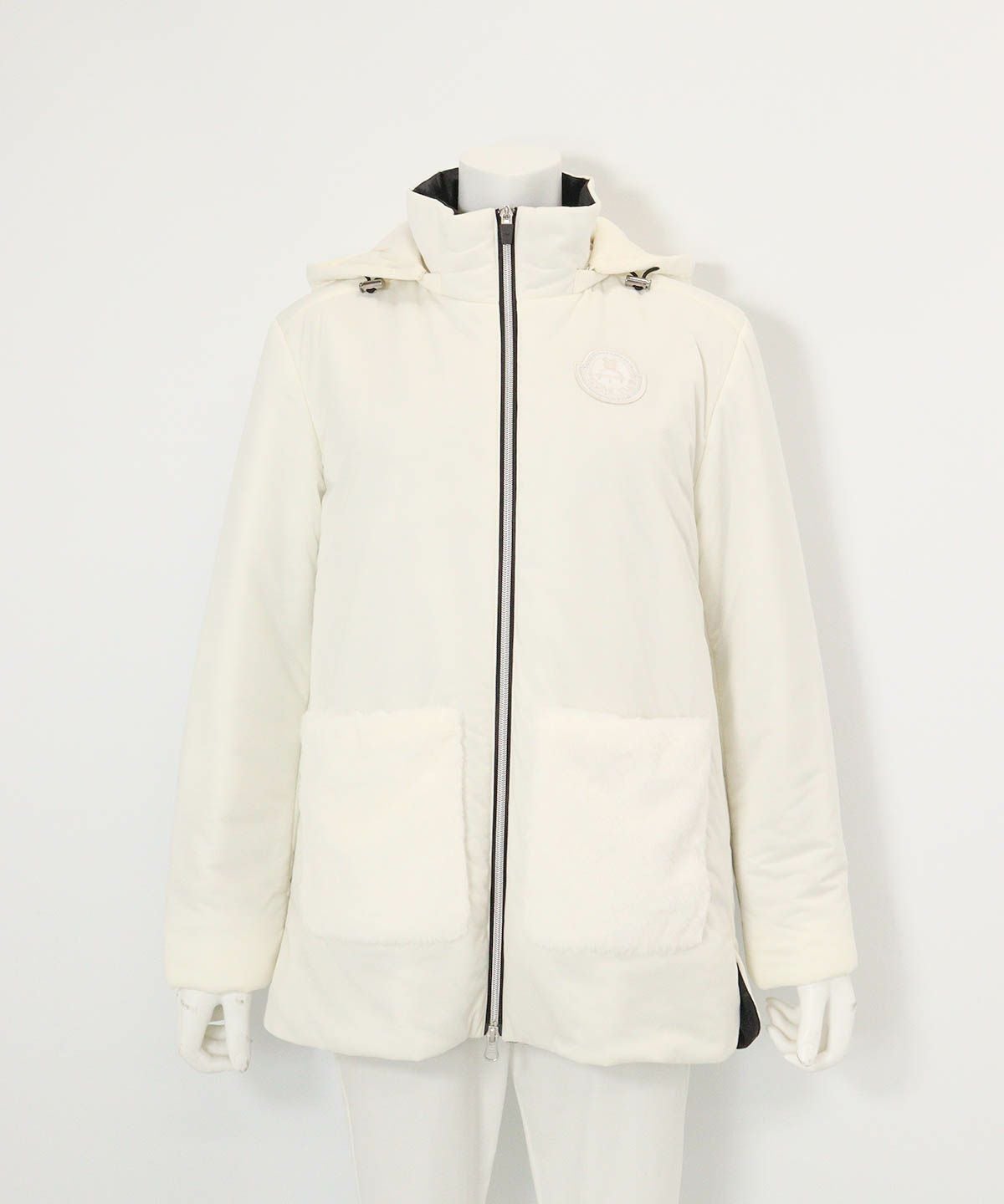 防風撥水ジャージブルゾン （ホワイト）