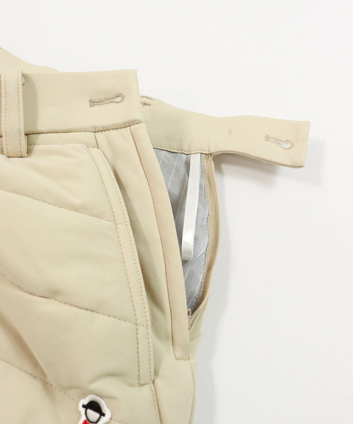 ファスナー部分(ベージュ)