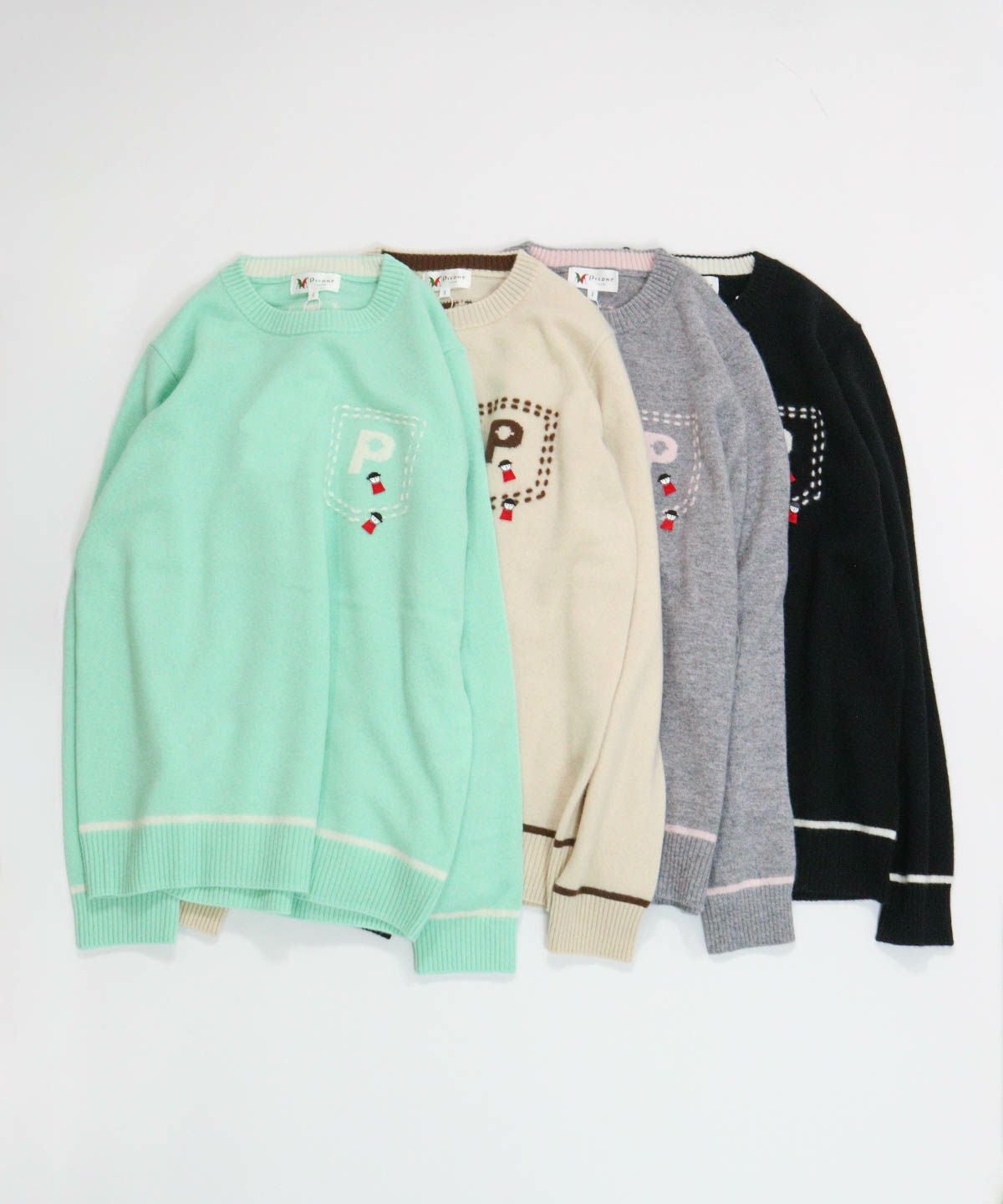 カシミヤ100％ラインニット|ピッコーネクラブ - ゴルフウェアや婦人服通販