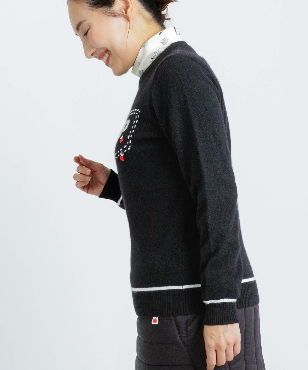 モデル着用画像（ブラック）