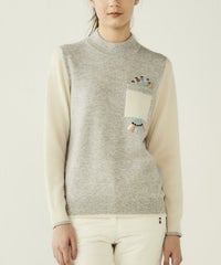 モデル着用画像（ライトグレー）