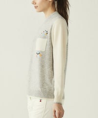 モデル着用画像（ライトグレー）