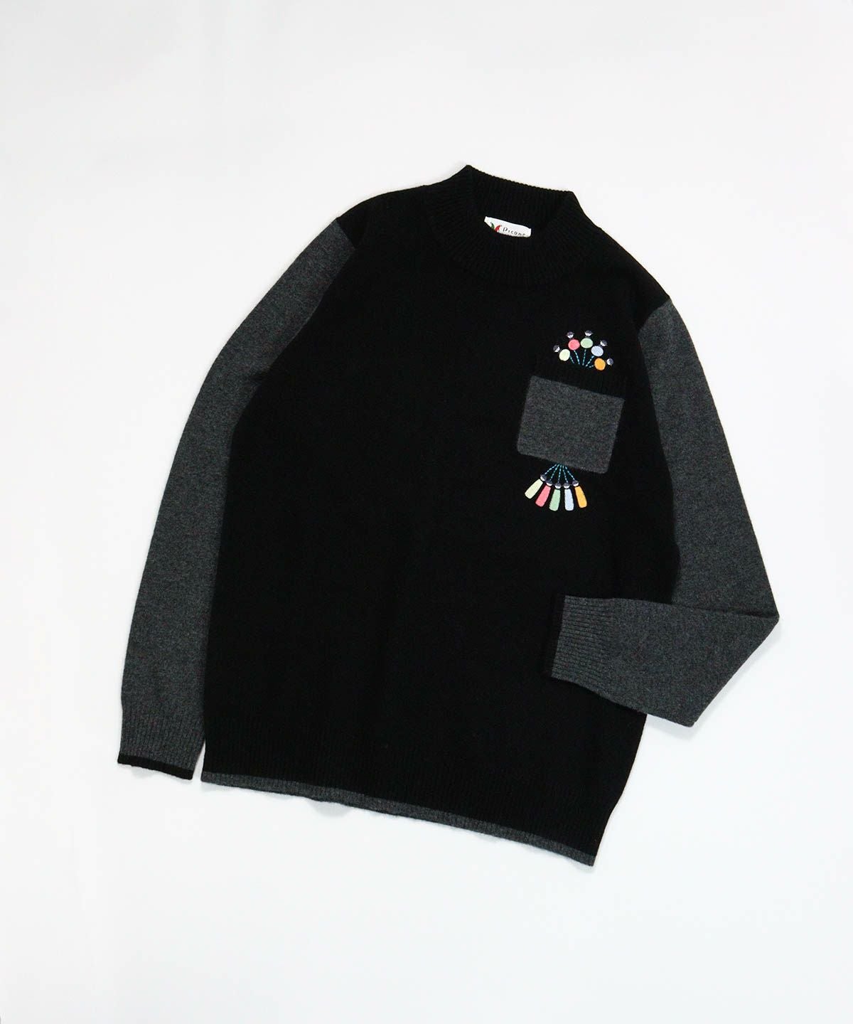 カシミヤ100％配色ニット|ピッコーネクラブ - ゴルフウェアや婦人服通販