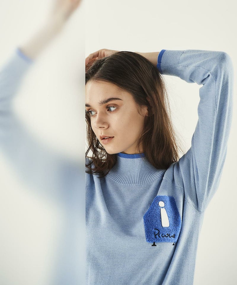 モデル着用画像（ライトブルー）