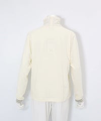 手描き風イラスト発熱素材プルオーバー(ホワイト)後ろ