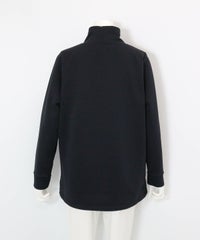 裏フリースジャージープルオーバー(ブラック)後ろ