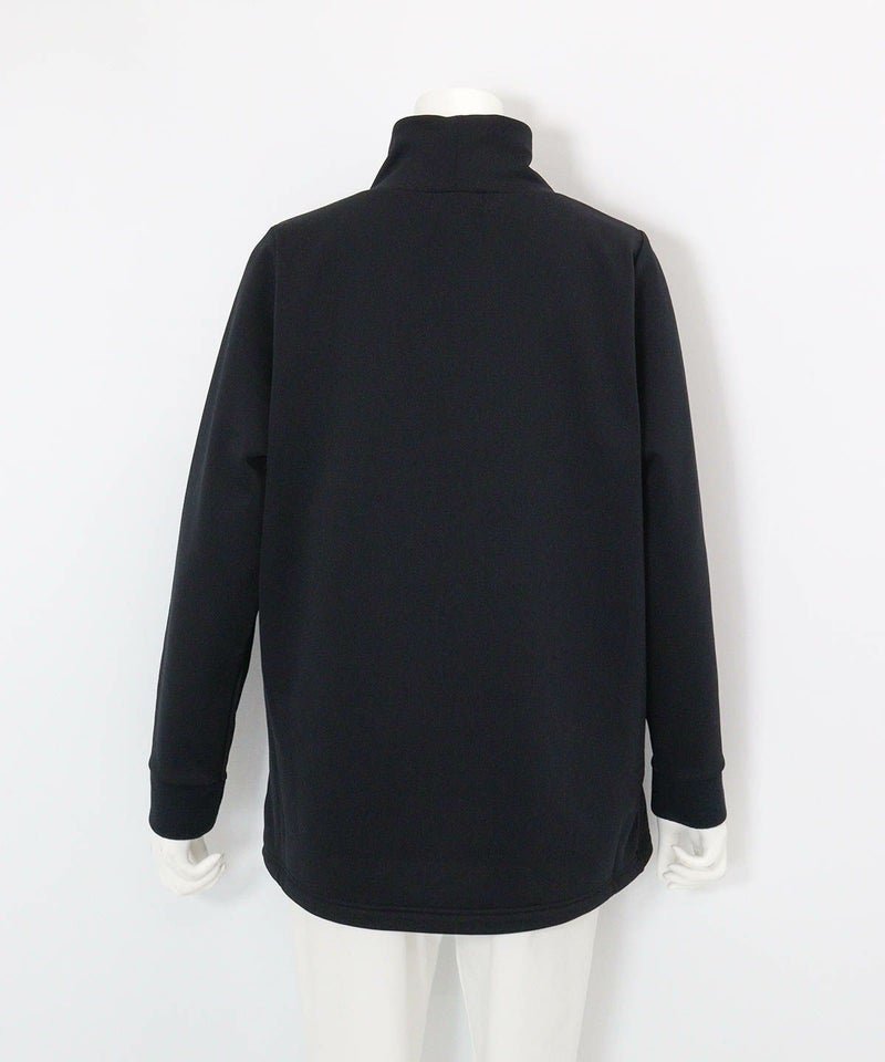 裏フリースジャージープルオーバー(ブラック)後ろ