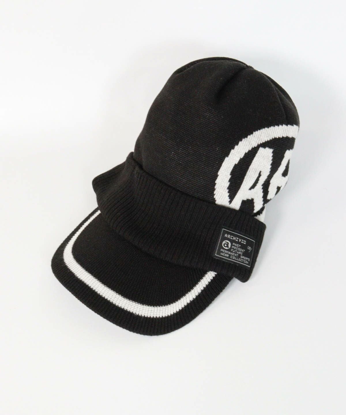 【メンズ】ARロゴニットキャップ(ブラック)