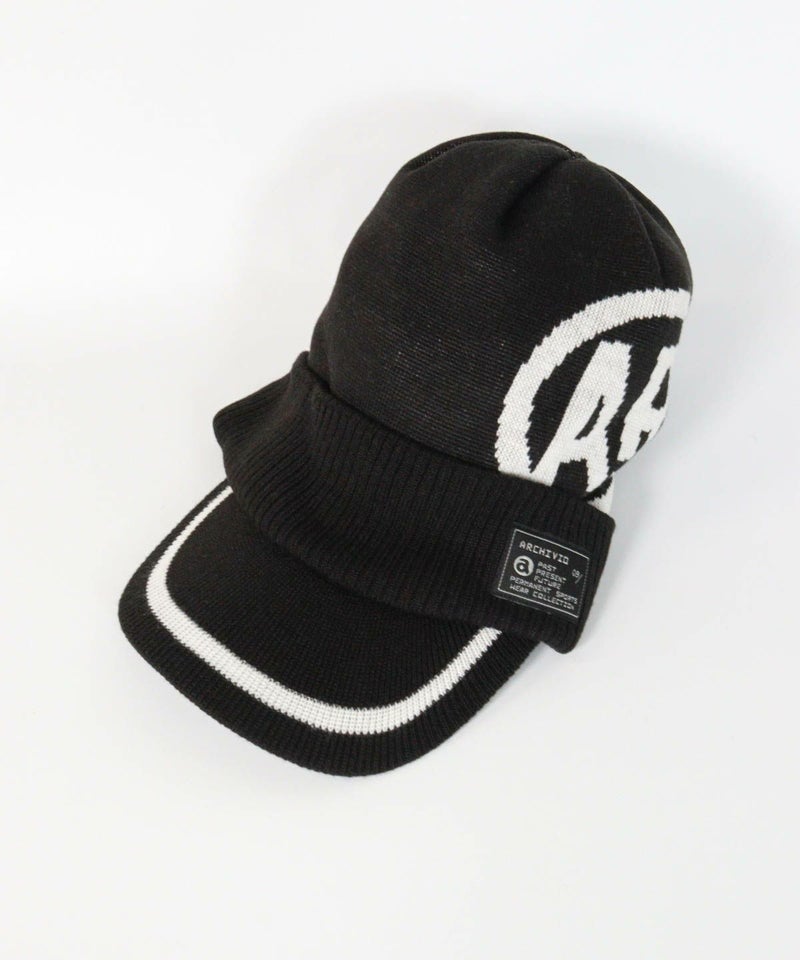 【メンズ】ARロゴニットキャップ(ブラック)