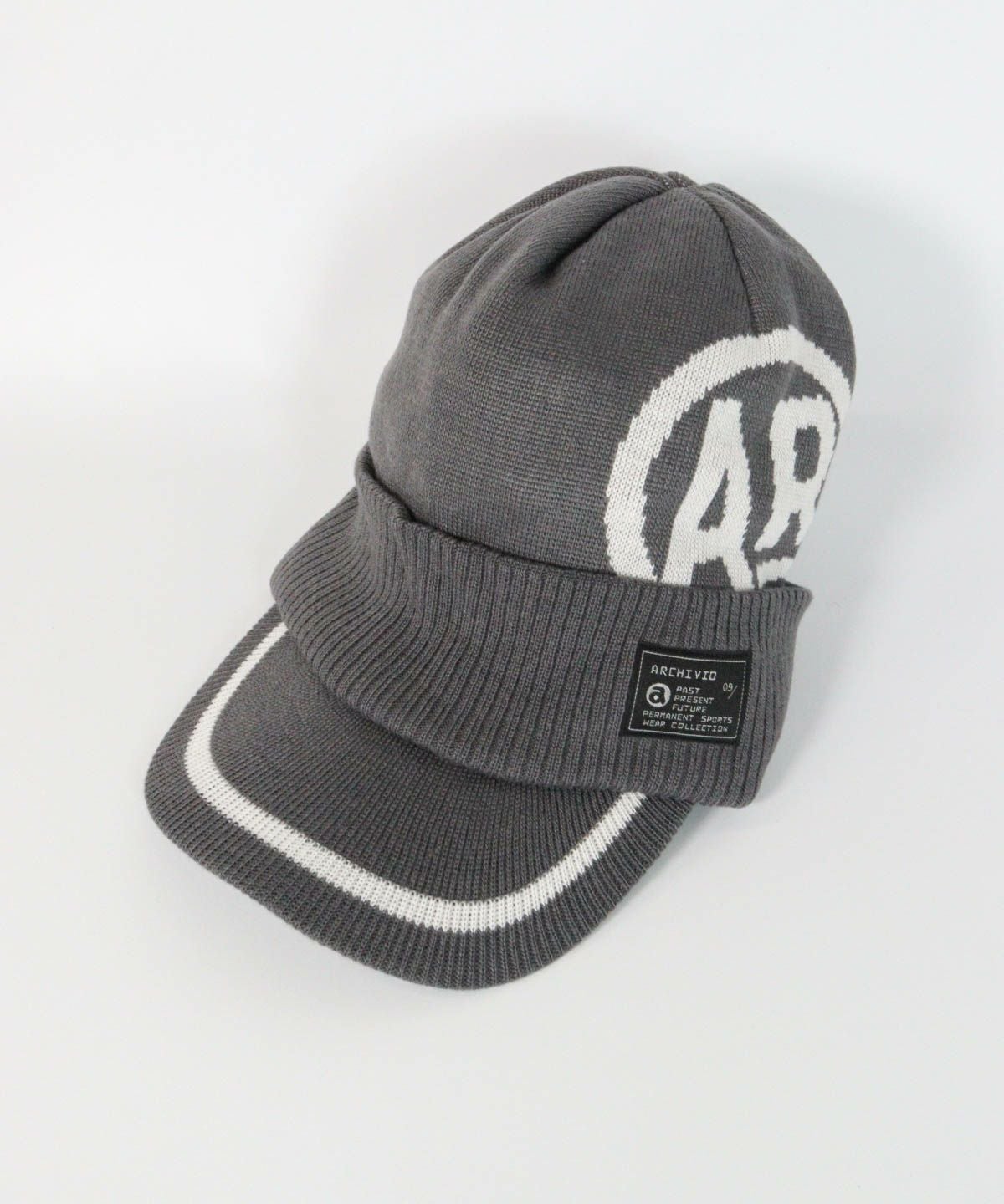 【メンズ】ARロゴニットキャップ(グレー)