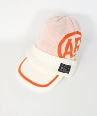 【メンズ】ARロゴニットキャップ(ホワイト)