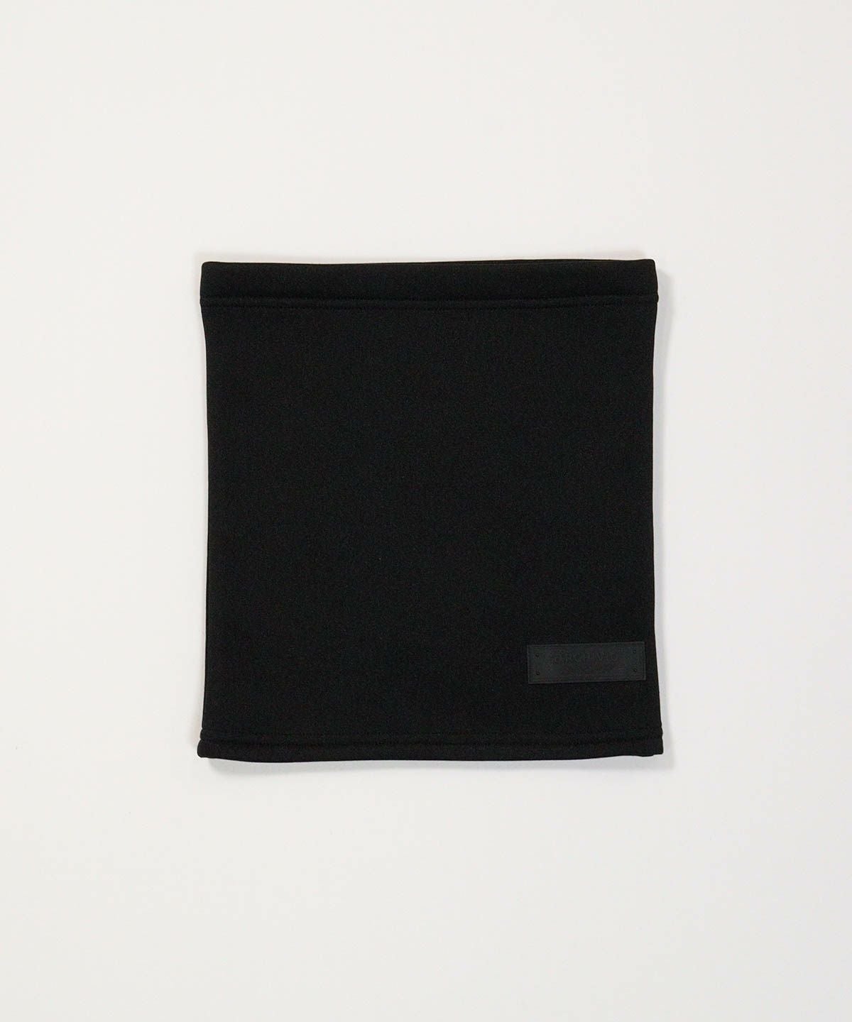 【メンズ】裏起毛ネックウォーマー(ブラック)