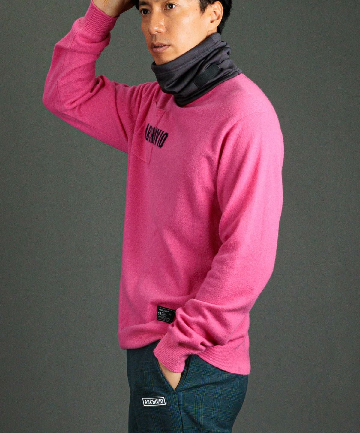 モデル着用画像(グレー)