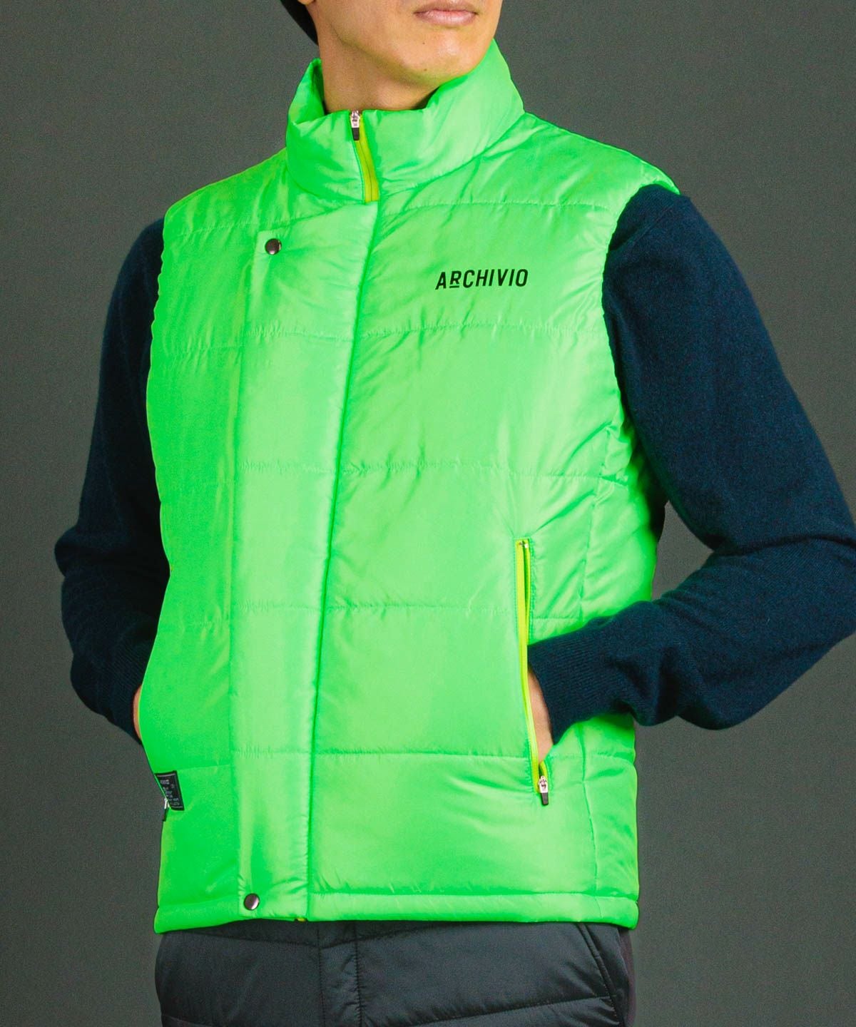 メンズ】異素材切替中綿撥水ブルゾン|アルチビオ - ゴルフウェアや婦人