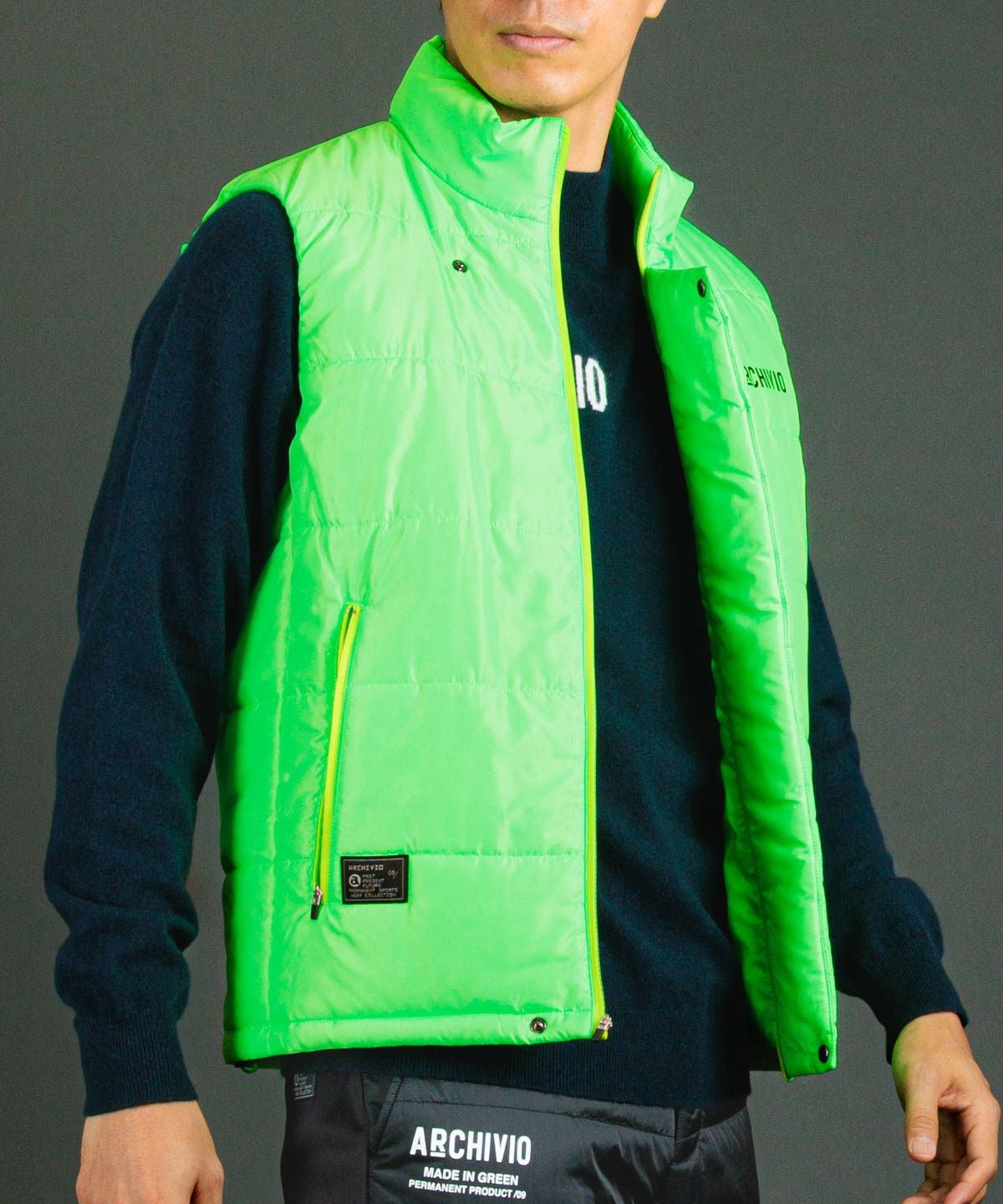 モデル着用画像(ライトグリーン)