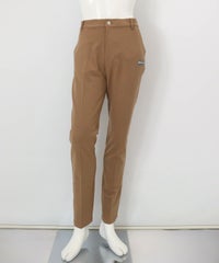 【メンズ】発熱保温裏起毛パンツ(キャメル)前