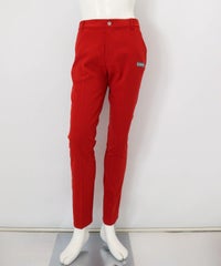 【メンズ】発熱保温裏起毛パンツ(レッド)