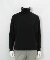 裏起毛ボトルネックプルオーバー（ブラック）