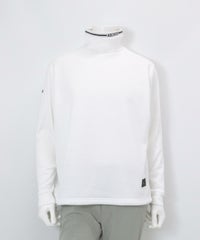 裏起毛ボトルネックプルオーバー（ホワイト）