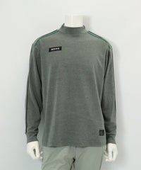 【メンズ】パイピングライン起毛プルオーバー(ライトグレー)