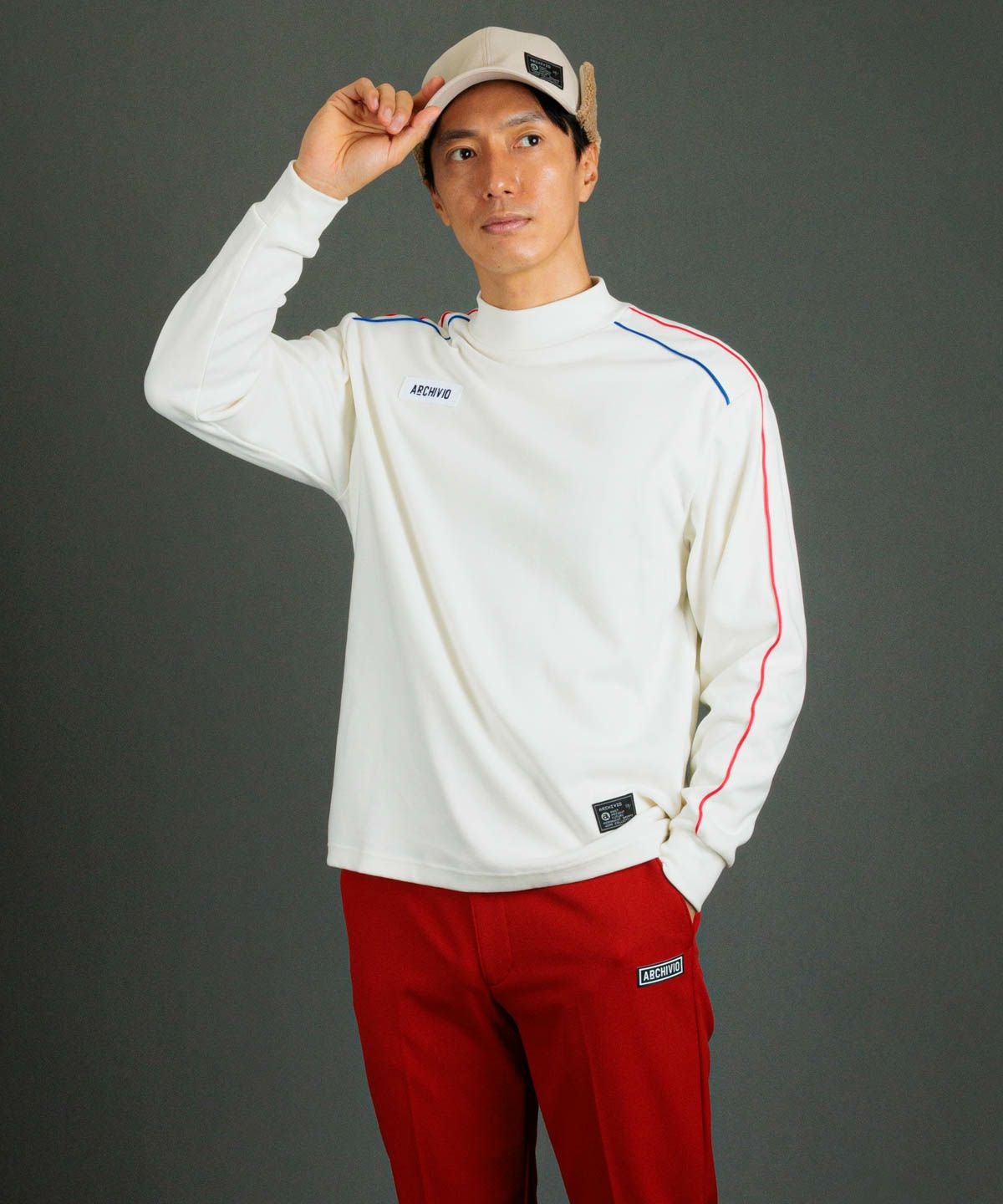 メンズ】パイピングライン起毛プルオーバー|アルチビオ - ゴルフウェア