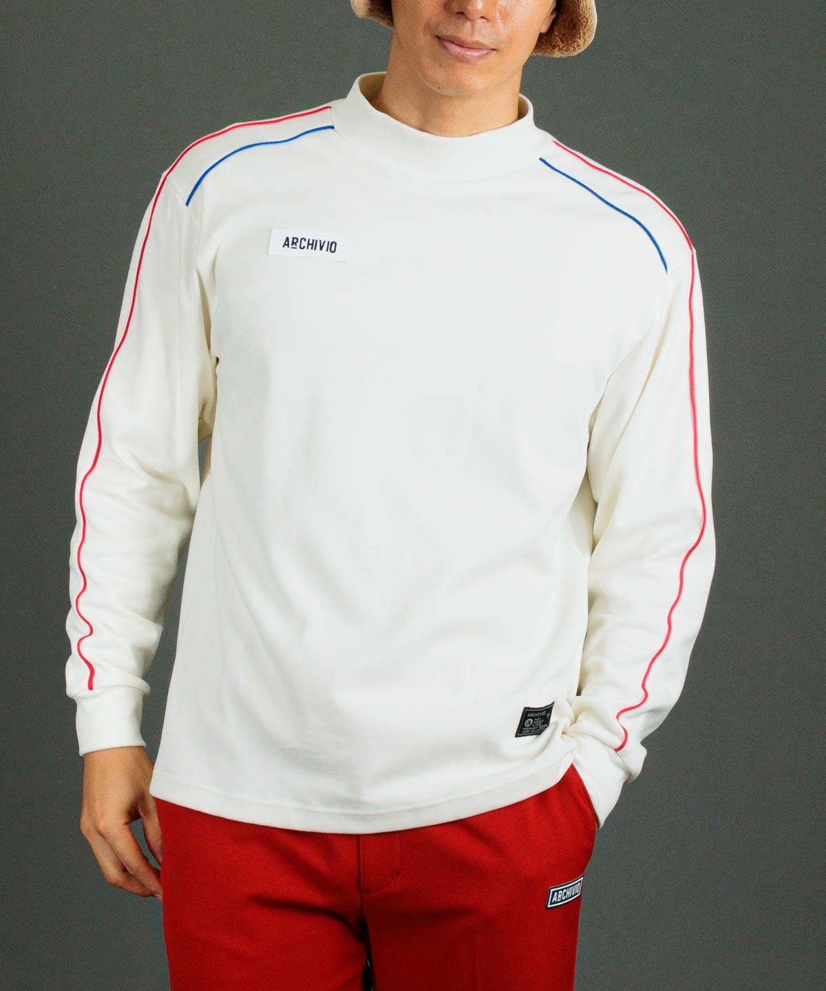 メンズ】パイピングライン起毛プルオーバー|アルチビオ - ゴルフウェア