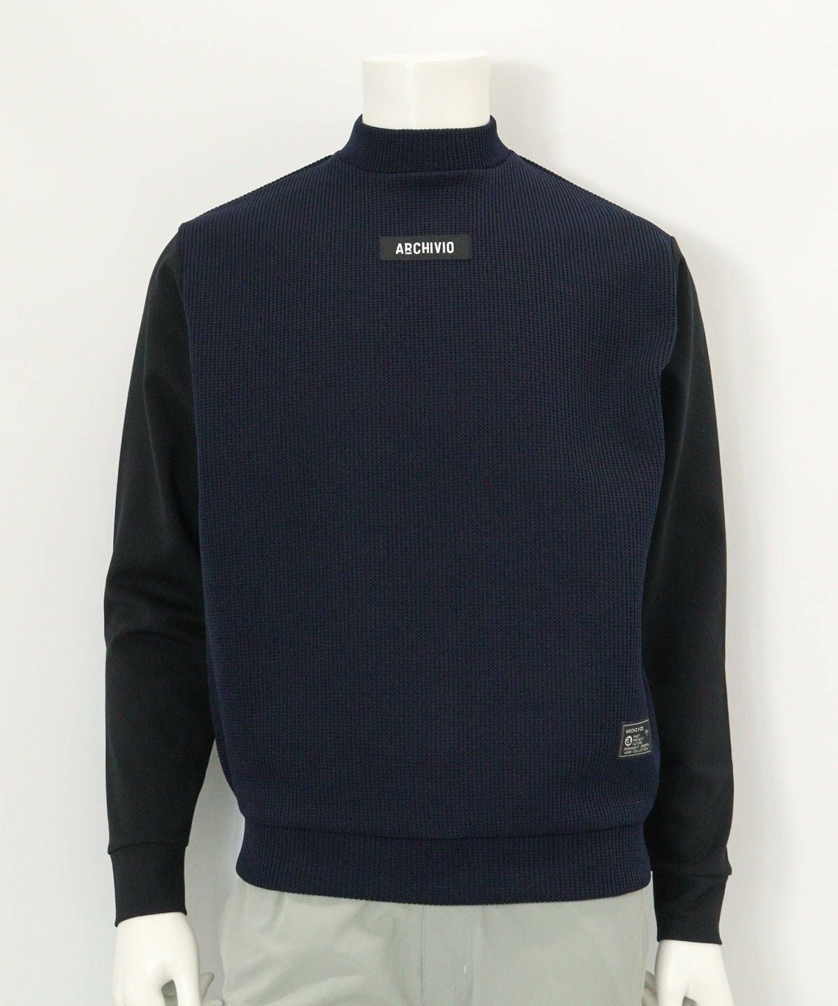 メンズ】ニット切替プルオーバー|アルチビオ - ゴルフウェアや婦人服通販