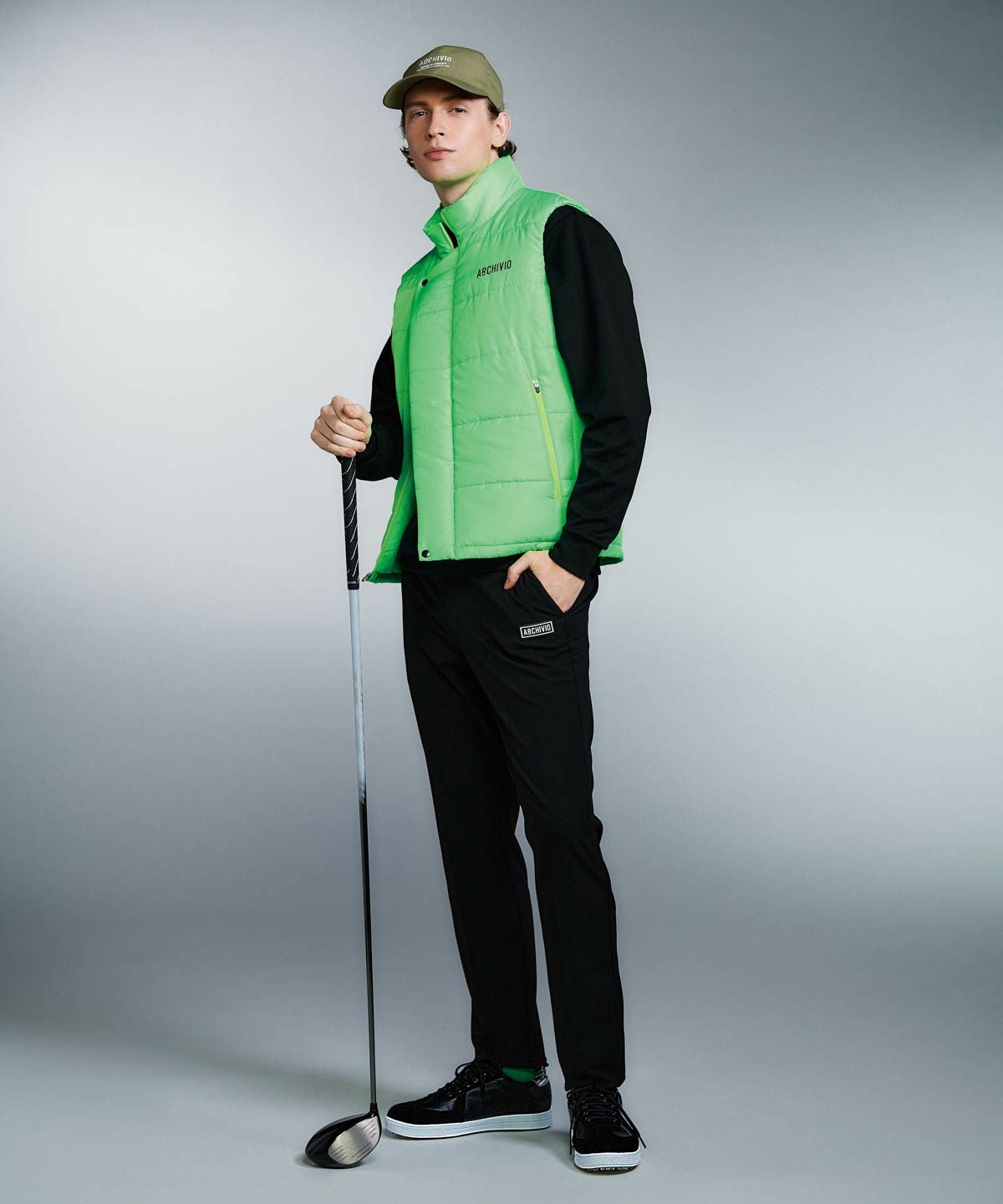 メンズ】ニット切替プルオーバー|アルチビオ - ゴルフウェアや婦人服通販