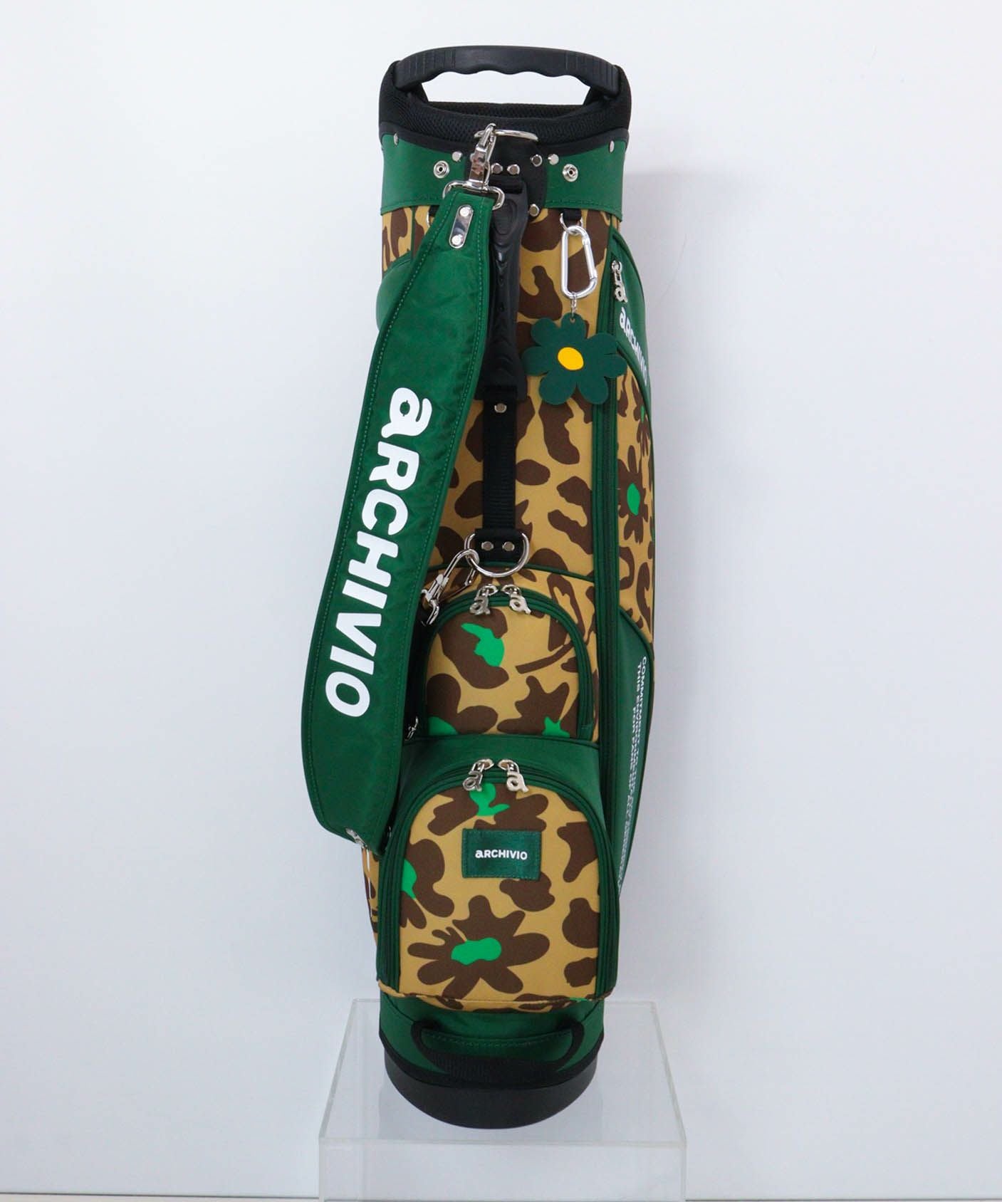スタンド式ヒョウ柄キャディバッグ|アルチビオ - ゴルフウェアや婦人服通販