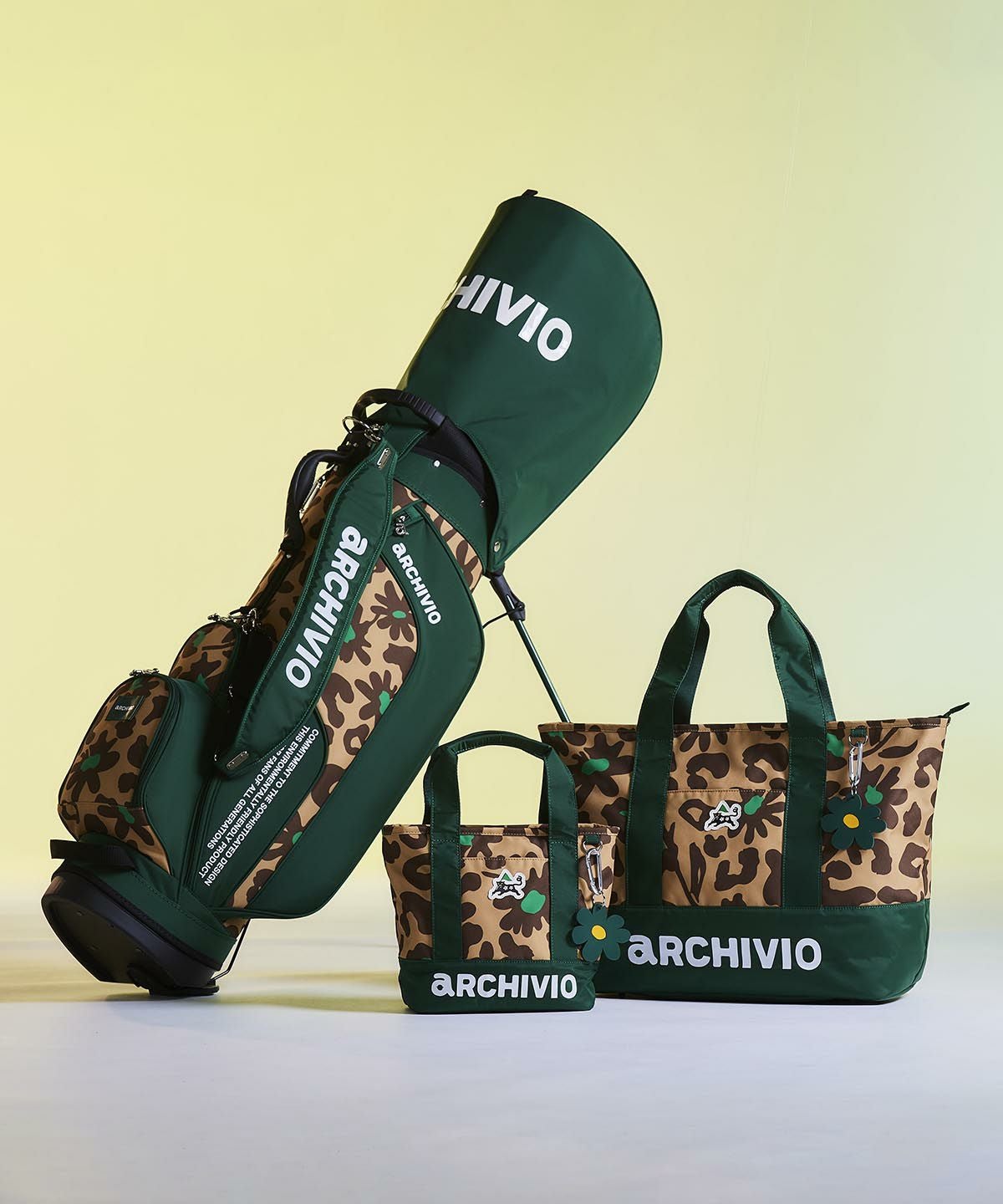 スタンド式ヒョウ柄キャディバッグ|アルチビオ - ゴルフウェアや婦人服通販