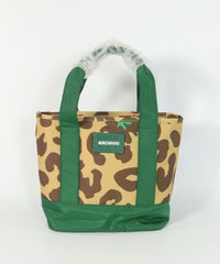 ヒョウ柄カートバッグ(ベージュ)後ろ