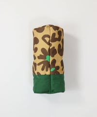 ヒョウ柄ヘッドカバー（ＤＲ）(ベージュ)後ろ